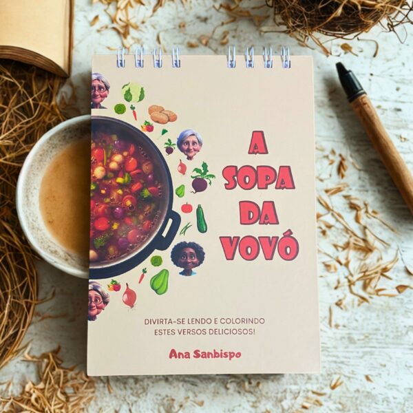 A SOPA DA VOVÓ - livro infantil de colorir
